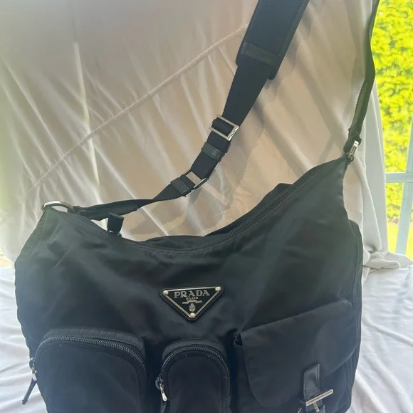 Prada Black Messenger Bag - Picture 4 of 11